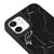 iPhone 12 Mini Schwarzer Crack Hülle - Glossy - Ohne Popsocket