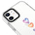 iPhone 12 Mini Dreifaches Herz Hülle - Artycase - Weiß