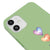 iPhone 12 Mini Dreifaches Herz Hülle - Farbiges Silikon - Grün