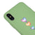 iPhone XS Max Dreifaches Herz Hülle - Farbiges Silikon - Grün