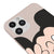 iPhone 11 Pro Max Cartoon-Maus Hülle - Farbiges Silikon - Puder