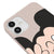 iPhone 12 Cartoon-Maus Hülle - Farbiges Silikon - Puder