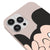 iPhone 12 Pro Max Cartoon-Maus Hülle - Farbiges Silikon - Puder