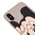 iPhone XS Cartoon-Maus Hülle - Farbiges Silikon - Puder
