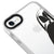 iPhone 8 Halb Dunkel Hülle - Artycase - Weiß