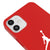 iPhone 12 Eintauchen Hülle - Farbiges Silikon - Rot