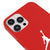 iPhone 12 Pro Max Eintauchen Hülle - Farbiges Silikon - Rot