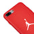 iPhone 7 Plus Eintauchen Hülle - Farbiges Silikon - Rot