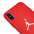 iPhone XS Max Eintauchen Hülle - Farbiges Silikon - Rot