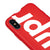 iPhone XS Supr Hülle - Farbiges Silikon - Rot