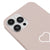 iPhone 12 Pro Max Herz Hülle - Farbiges Silikon - Puder