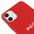 iPhone 11 Ich Liebe Hülle - Farbiges Silikon - Rot