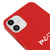 iPhone 12 Mini Ich Liebe Hülle - Farbiges Silikon - Rot