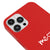iPhone 12 Pro Max Ich Liebe Hülle - Farbiges Silikon - Rot