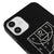 iPhone 12 Taktiktafel Hülle - Farbiges Silikon - Schwarz