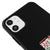 iPhone 11 Tassenblumen Hülle - Farbiges Silikon - Schwarz