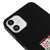 iPhone 12 Tassenblumen Hülle - Farbiges Silikon - Schwarz