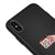 iPhone XS Max Tassenblumen Hülle - Farbiges Silikon - Schwarz