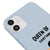 iPhone 12 Königin von allem Hülle - Farbiges Silikon - Blau