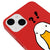 iPhone 15 Ente Was Hülle - Farbiges Silikon - Rot