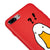 iPhone 7 Plus Ente Was Hülle - Farbiges Silikon - Rot