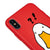 iPhone XS Max Ente Was Hülle - Farbiges Silikon - Rot