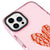 iPhone 14 Pro Gossip Liebe Hülle - Artycase - Glitter Rosa