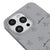 iPhone 13 Pro Glanzstern Hülle - Farbiges Silikon - Grau