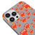 iPhone 12 Pro Max Gossip Herzen Hülle - Farbiges Silikon - Grau