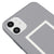 iPhone 11 Lovelandık Rahmen Hülle - Farbiges Silikon - Grau