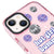 iPhone 13 Mini Mädchen Sommer Hülle - Artycase - Glitter Rosa