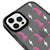 iPhone 12 Pro Max Rosa Leopard Hülle - Artycase - Cool Schwarz