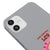 iPhone 12 Mini Now Leo Hülle - Farbiges Silikon - Grau