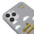 iPhone 11 Pro Mario Spiel Hülle - Farbiges Silikon - Grau