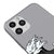 iPhone 11 Pro Welle Hülle - Farbiges Silikon - Grau