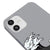 iPhone 12 Mini Welle Hülle - Farbiges Silikon - Grau
