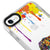 iPhone 8 Bunter Elefant Hülle - Artycase - Weiß