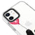 iPhone 11 Weiblicher Panda Hülle - Artycase - Weiß