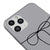 iPhone 11 Pro Dünne Bindung Hülle - Farbiges Silikon - Grau