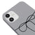 iPhone 12 Dünne Bindung Hülle - Farbiges Silikon - Grau