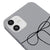 iPhone 12 Mini Dünne Bindung Hülle - Farbiges Silikon - Grau
