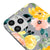 iPhone 11 Pro Gelbe Rose Hülle - Farbiges Silikon - Grau