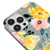 iPhone 12 Pro Max Gelbe Rose Hülle - Farbiges Silikon - Grau