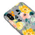 iPhone XS Max Gelbe Rose Hülle - Farbiges Silikon - Grau