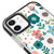 iPhone 12 Blüte Hülle - Artycase - Schwarz