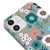 iPhone 12 Blüte Hülle - Farbiges Silikon - Grau