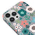 iPhone 12 Pro Max Blüte Hülle - Farbiges Silikon - Grau