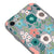 iPhone 8 Blüte Hülle - Farbiges Silikon - Grau
