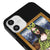 iPhone 12 Mona X Lisa Hülle - Farbiges Silikon - Schwarz