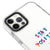 iPhone 12 Pro Bleiben Sie positiv Hülle - Artycase - Weiß